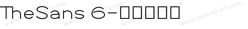 TheSans 6字体转换